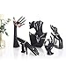 Papinimo 2 Pack Jewelry Mannequin Display Set Necklace Earring Display Stand Jewelry Bust Hand Organizer for Show Selling