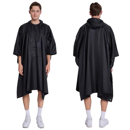 Image of Multi functional cape hooded raincoat suitable for outdoor camping and hiking, suitable for both men and women