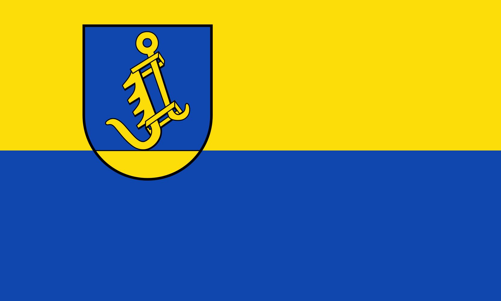 Drapeau Hoerden am Harz grand format pavillon municipalité Allemagne