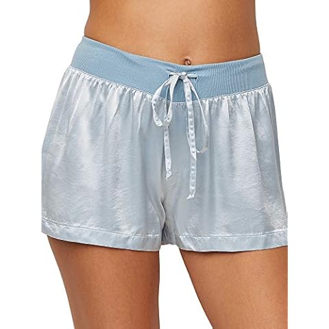 PJ Harlow Satin Boxer Short Pajama Bottoms Cover