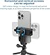 Suptig Handyhalterung für Stativ, Action-Kamera-Stativhalterung, Adapter, kompatibel für iPhone, Gopro, DJI Action, Insta 360, Akaso, Mikrofon, LED-Lichtfotografie-Zubehör