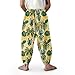 ORGYPET Tropic Monstera Girls Trousers Girls Wide Leg Pants XL Slim Fit Warm Boys Lantern Trousers Trousers for Girls Breathable Fabric for All Day Wear 2024
