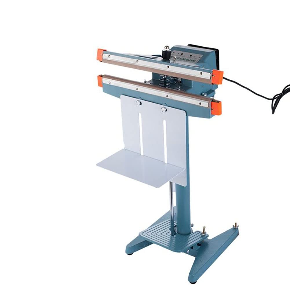 JKJZSALJ Commercial Foot Pedal Heat Sealer Machine, 350Mm Automatic Foot Pedal Pedstal Mounted Bag Sealing Machine Sealer For Aluminum Foil Pe Pp Pof