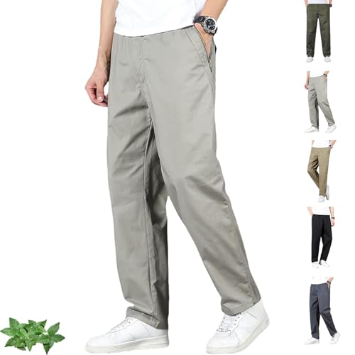 Puliam Mens Stretch Pants, Puliam Motion Cargo Pants, Easetactic - Flex Fit Zipper-Pocket Durable Pants,Motion Pants for Men