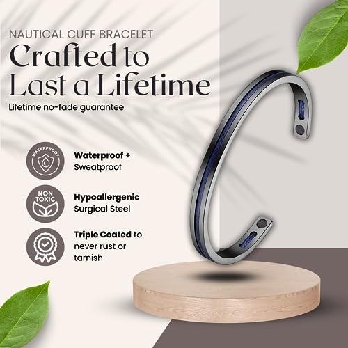 Love You This Much Meaningful Son Wedding Nautical Rope Cuff Bracelet | Gift for Groom from Mom | Mother to Son Wedding Gift | Groom Gift from Mother | Son Getting Married4