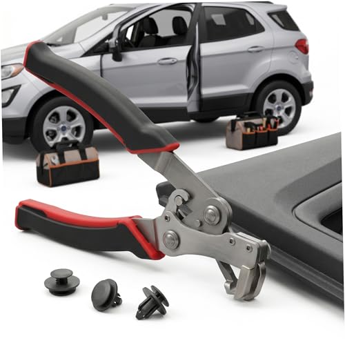 Alicates de extracción de clips de acero inoxidable de 7 pulgadas para cierres de coche 5