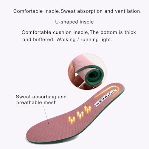 Image of RUIDENG Black Wedge Sneakers for Women Airy | Girls Platform Shoes Everyday Working | 2 Inch Thick Rocker Bottom Size 6