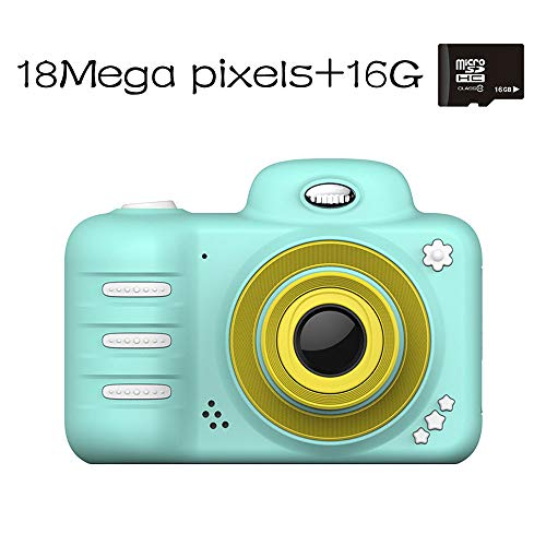 Kinderspielzeug Kompaktkamera 18MP Vorder- und Rückseite Kamera 1080P HD Videorecorder Digitalkamera mit Speicherkarte für Kinder Kreative