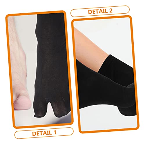 9Pairs Comfortable Cotton Two-toe Flip Flops Socks Breathable and Split Toe Socks for Men and Women for Everyday Wear and Fashion Matching3