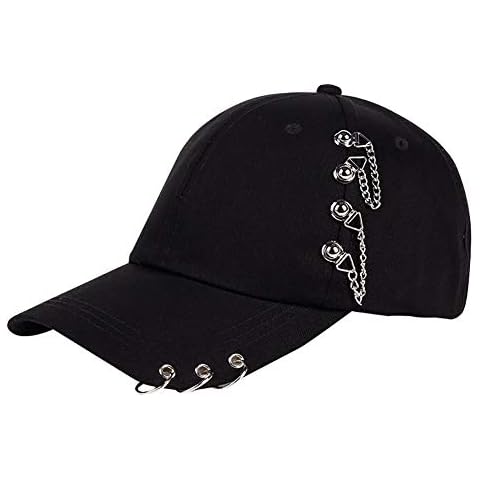 AchidistviQ Fashion Metal Ring Baseball Cap Cover