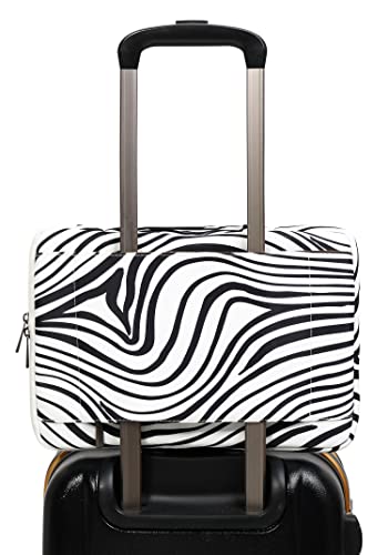 Dachee Zebra Stripe 360° Protective Waterproof Laptop Case Bag Sleeve With Handle Compatible With 15 Inch-15.6 Inch Laptop #TOP2