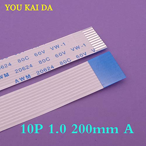 Wiring Connecting Terminals - 100pcs/lot 10pin FFC FPC Flat Flexible Cable 1.0mm Pitch 10 pin Forward Length 200mm Width 11mm 10p Ribbon Flex Cable
