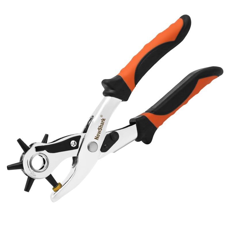 NewShark Leather Hole Punch Tool Set, Heavy Duty Multi-Size Hole Puncher Tool for Belts, Watch Bands, Plastic, Fabric (B0D2SW5Q1K) Amazon Price History, Amazon Price Tracker