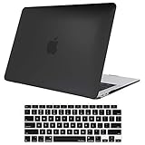 ProCase MacBook Air 13 Inch Case 2018 Release A1932, Rubber Coated Hard Shell Case for MacBook Air 13-inch Model A1932 with Keyboard Skin Cover -Black