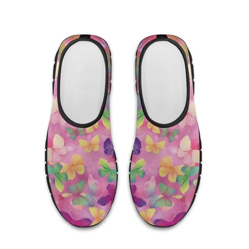 JoyLamoria House Art Animal Design Shoes for Women Running Lightweight Loafer Non Slip Flat Travel