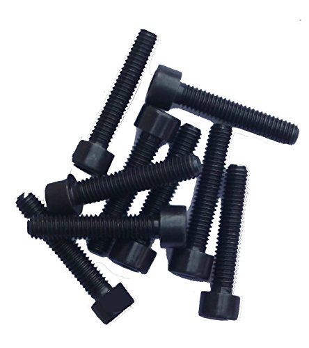 Preisvergleich Produktbild MK-Befestigungstechnik M4x16 Zylinderschrauben mit Innensechskant DIN 912 Kl.12.9 - schwarz blank - 25 Stück