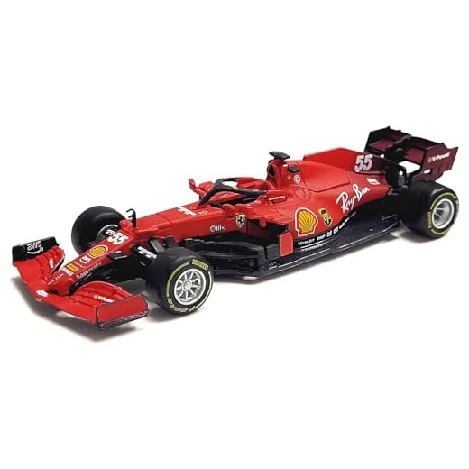 Bburago B18-36829S 1:43 F1 2021 Ferrari SF21 SAINZ, Varios diseños y Colores