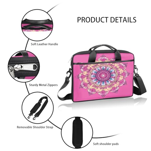 Bolsa para portátil de 15 pulgadas con estampado floral miniatura 4