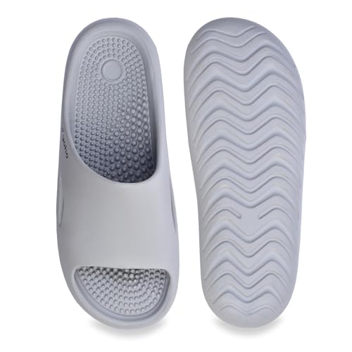 Image of YOHO Nest Sliders for Men | Waterproof Monsoon Footwear & Rainy Sandals | Acupressure Cushioned Slippers