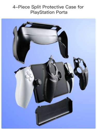 Image of UYIYE PlayStation Portal Case, Slim Shockproof Protective Cover, Black