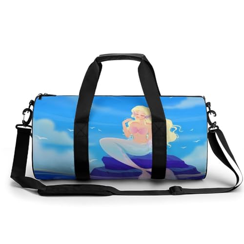 Sac de sport gym Sirène Ensoleillée 45cm pour organiser ses affaires de voyage