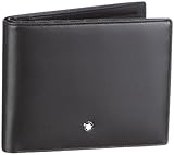 Wasserfestes Material Montblanc MEISTERSTÜCK BRIEFTASCHE No. 14103 14103 Unisex - Erwachsene Portemonnaies, na schwarz (na)