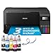 Epson EcoTank ET-2830 Stampante Multifunzione 3-in-1 A4, Serbatoi Ricaricabili Alta Capacità, 5 Flaconi Inclusi pari a 6600pag B/N 5900pag Colore, Display LCD USB Wi-Fi/Direct, Nero immagine