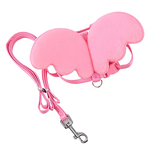 BESPORTBLE 1Pc Pet Walking Harness Leash for Chickens Ducks Geese Pink Breathable Design for Daily Walking Parties Festivals Comfortable Fit Pet Supplies