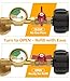 HICOOI Propane Refill Adapter for 1 lb. Tanks, with Pressure Gauge & Valve, Heavy-Duty Brass 90° Elbow, QCC1/Type1 Connector, Safe Refilling from 20lb Cylinder for Camping