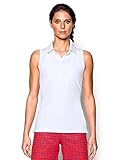 Under Armour Women's Zinger Sleeveless Polo, White (101), X-Small