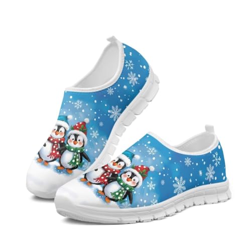 Image of Floral Sneakers for Women Colorful Art Shoes for Women Slip On Casual Work Shoes