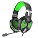 VersionTECH. Gaming Headset for New Xbox One/PS4 Controller, PC, Wired Surround Sound Gaming Headphones with Noise Cancelling Mic, RGB LED Backlit for Nintendo Switch/3DS, Mac, Destop Computer Games
