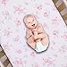 Lambs & Ivy Coquette Floral Pink Bows Aesthetic 3-Piece Baby Crib Bedding Set