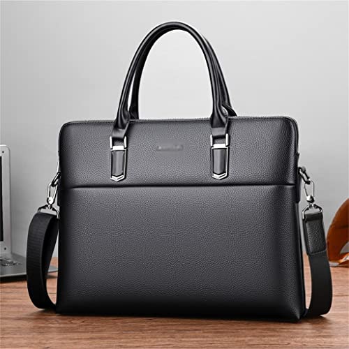Handbag Leather Bag Business Briefcase Casual Large Capacity Shoulder Crossbody Bag Computer Bag3
