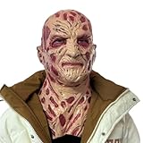 x-merry toy Freddy Mask Horror Latex Full Face Headgear Halloween Movie Party Cosplay Costume Dress up Props