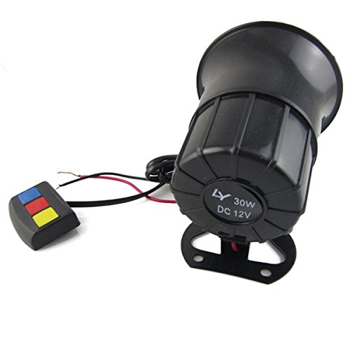 30W 3 Sons Moto Voiture Auto Alarme Klaxon Alarme Sirène