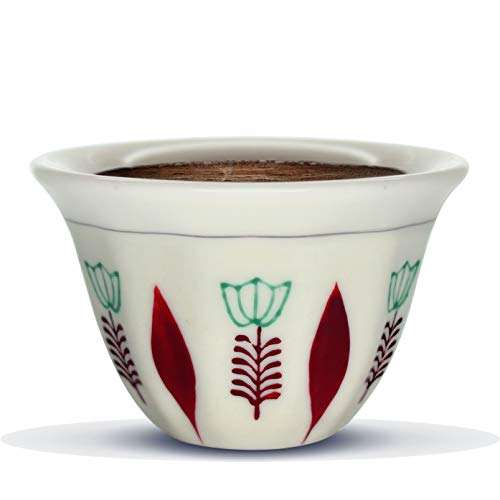 ALRIFAI Traditional Lebanese Coffee Cups - Chaffeh Set of 6 Pieces
