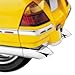 Kuryakyn 7606 Motorcycle Accent Accessory: Turndown Exhaust Extensions for 2001-17 Honda Gold Wing GL1800 & F6B Motorcycles, Chrome, 1 Pair