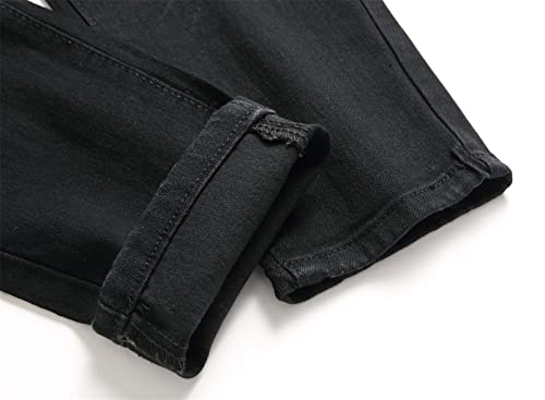Jeans Slim elásticos para hombre color sólido talla 40 miniatura 6