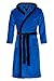 Produktbild Di Ficchiano Herren MONZA Bademantel mit Kapuze Morgenmantel Herren Nachtwäsche Saunamantel Öko-Tex Standard 100 verifiziert - XL, Blue Black
