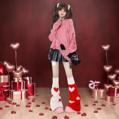 Image of Junely Leg Warmers for Women Kawaii Leg Warmer Baggy Legwarmers