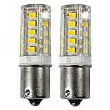 HQRP 2-Pack Lawn Tractor Headlight Compatible With John Deere 5200 5300 5400 5500 D100 D105 D110 D120 D125 D130 D140 D150 D155 D160 D170 GT225 GT235 GX255 GX325 GX335 Tractor, BA15S Cool White, 12-24V