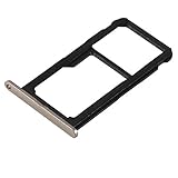 Artikelzustand: Neuware jbTec SD-Card/SIM-Tray/Halter passend für Huawei P8 Lite 2017 - Slot Karte Schlitten Rahmen Holder Handy Card Ersatz, Farbe:Gold