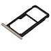 Produktbild jbTec SIM-Tray/SD-Card Karten-Halter passend für Huawei P8 Lite 2017 - Slot Schlitten Kartenhalter Karte Rahmen Simkarten Simkartenhalter Handy, Farbe:Gold