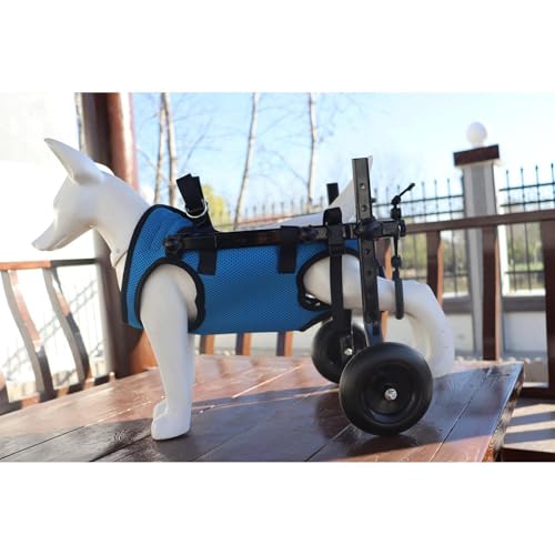 Fauteuil roulant réglable pour petits chiens handicapés