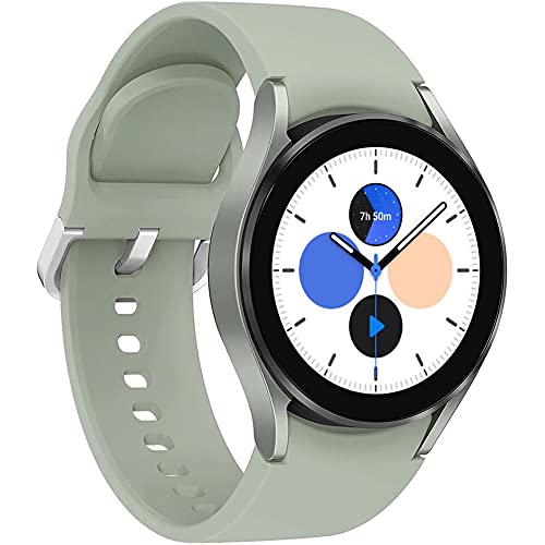 Leishouer Compatible avec Samsung Galaxy Watch 4 40mm 42mm 44mm 46mm 3 41mm Bracelets 20mm Bande de Remplacement en Silicone Souple Sport Strap pour Galaxy Watch 42mm Active 2 40mm 44mm, Vert Clair Cover