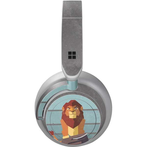 Skinit Decal Audio Skin Compatible with Surface Headphones - Officially Licensed Disney The Lion King Simba On Pride Rock Design