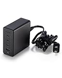 The speedport 120 delivers a maximum shared output of up to 120W of power to your portable devices Gallium nitride can sustain a higher voltage and enable currents to run faster. 3x USB-C PD ports and 1x USB-A port let you charge multiple devices at ...