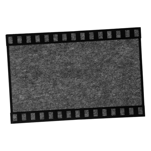 CIYODO Retro Filmstrip Felt Bulletin Board Multi-use Photo Frame Wall Decor 40x60cm Diy Massage Board Wall Protectors for Office