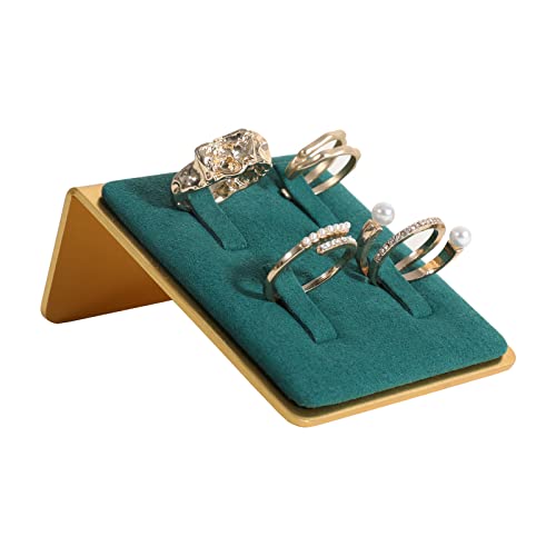 Reviews de Venta de Anillos del mes. 48 GemeShou Expositor de anillos verde para la venta, Porta-anillos pequeños de terciopelo para joyas, Organizador de almacenamiento de anillos para ventas minoristas【Porta-anillos...